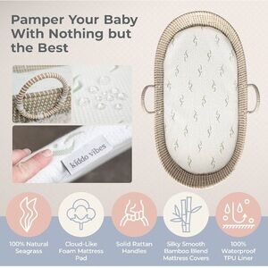 Kiddo Vibes Baby Changing Basket for Nursery